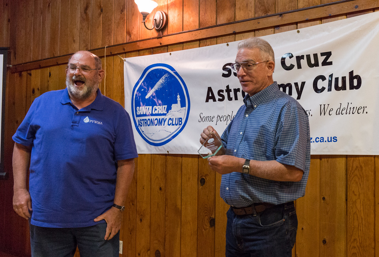 Santa Cruz Astronomy Club Farewell - February 12,
                  2015