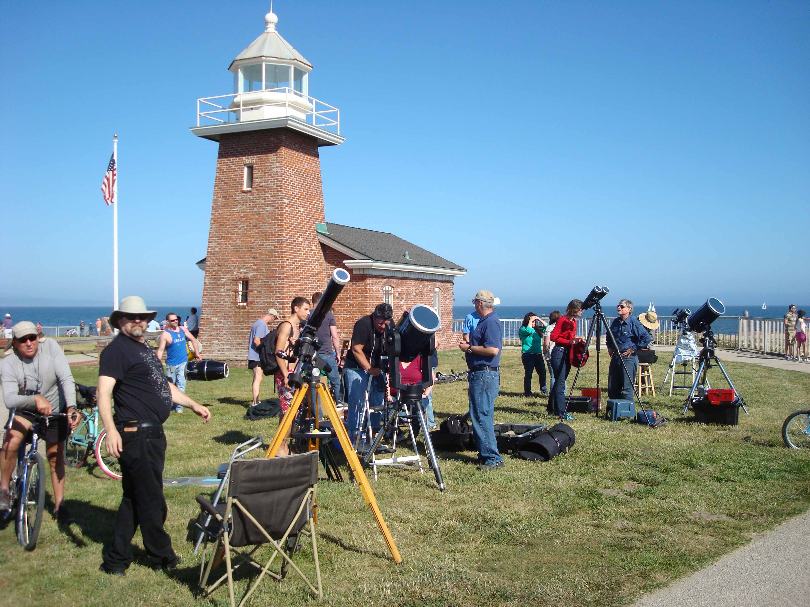 Annular
                  Eclipse at the Lighthouse - May 20, 2012