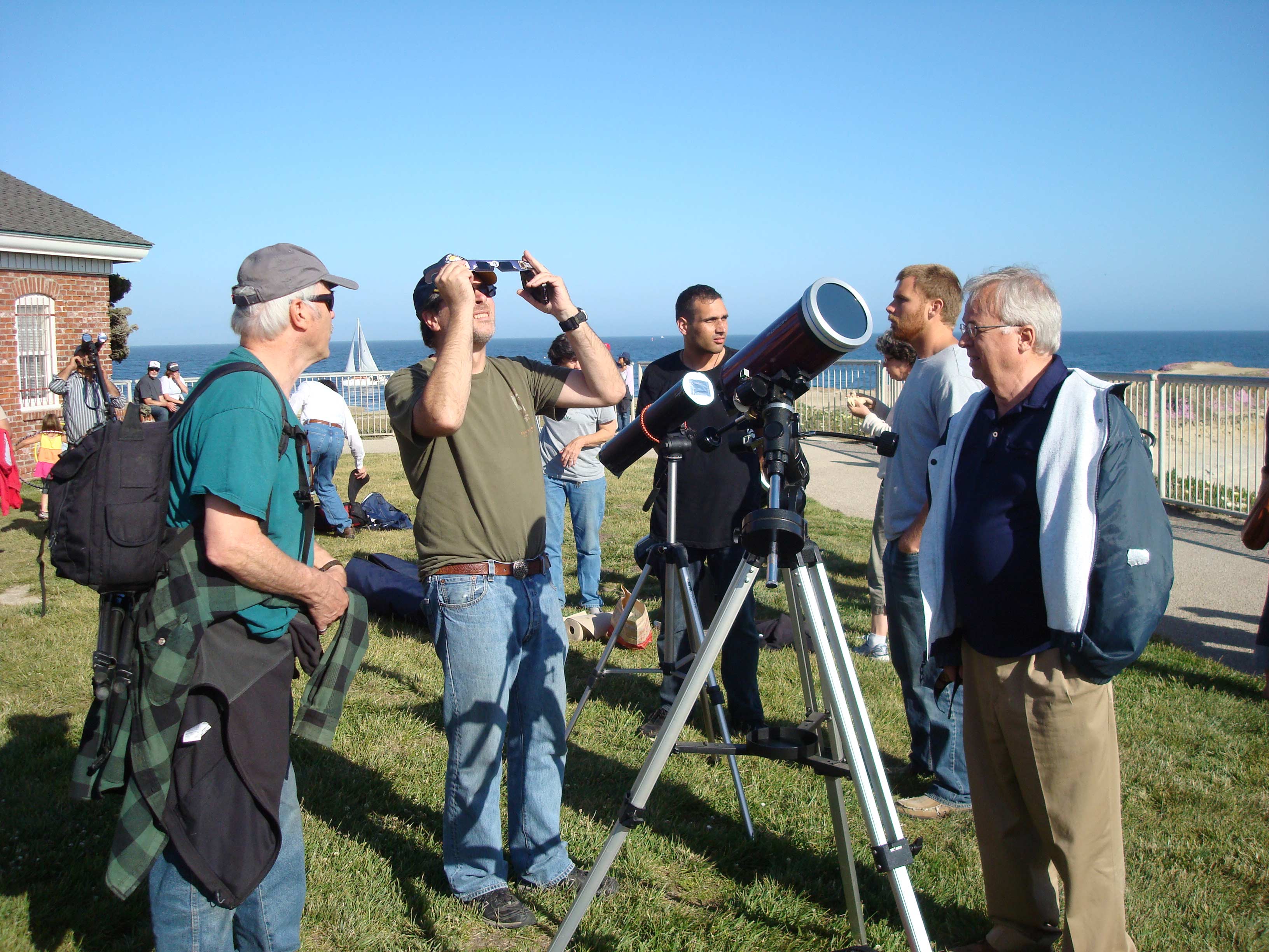 Annular
                  Eclipse at the Lighthouse - May 20, 2012