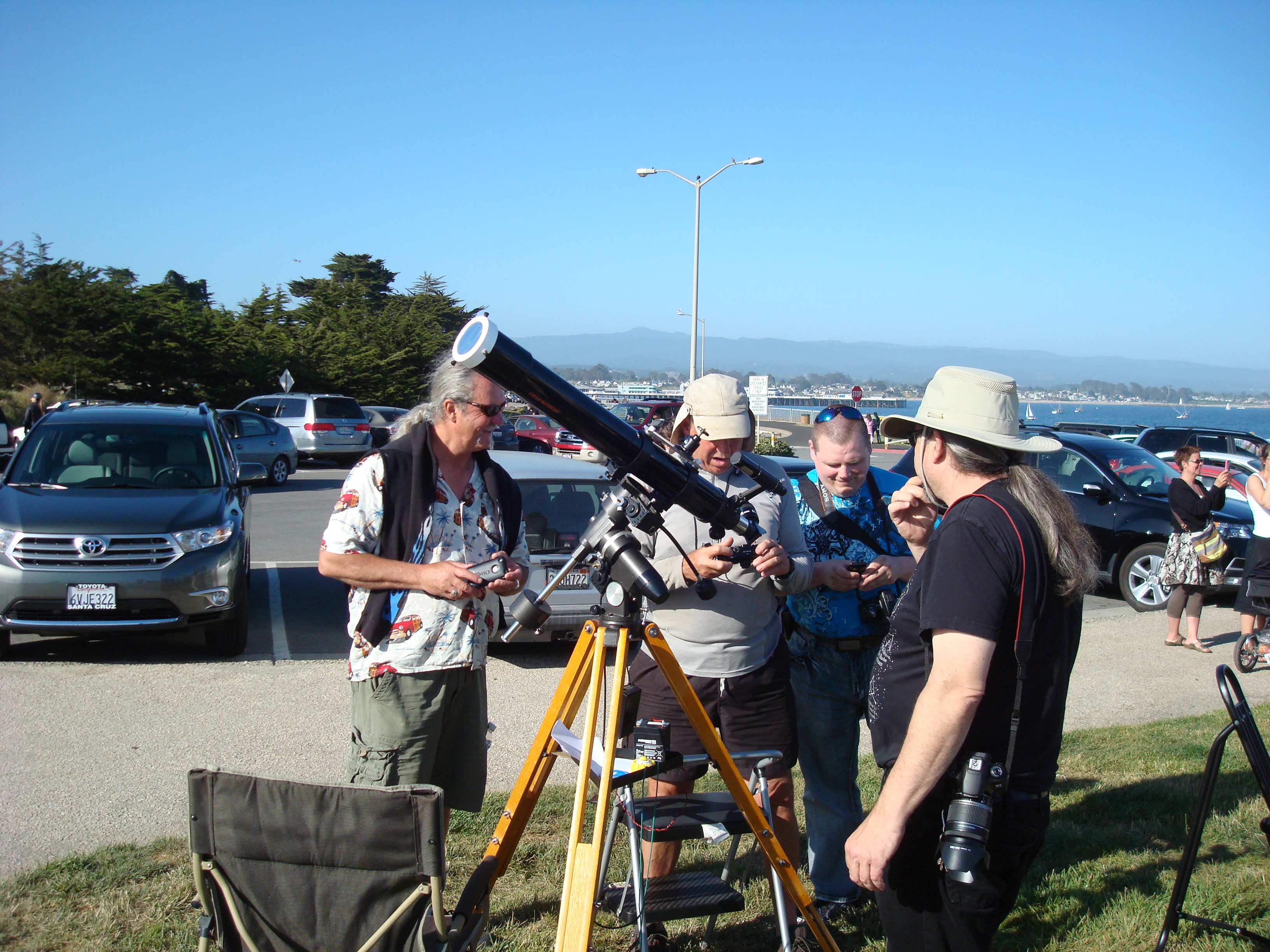Annular
                  Eclipse at the Lighthouse - May 20, 2012