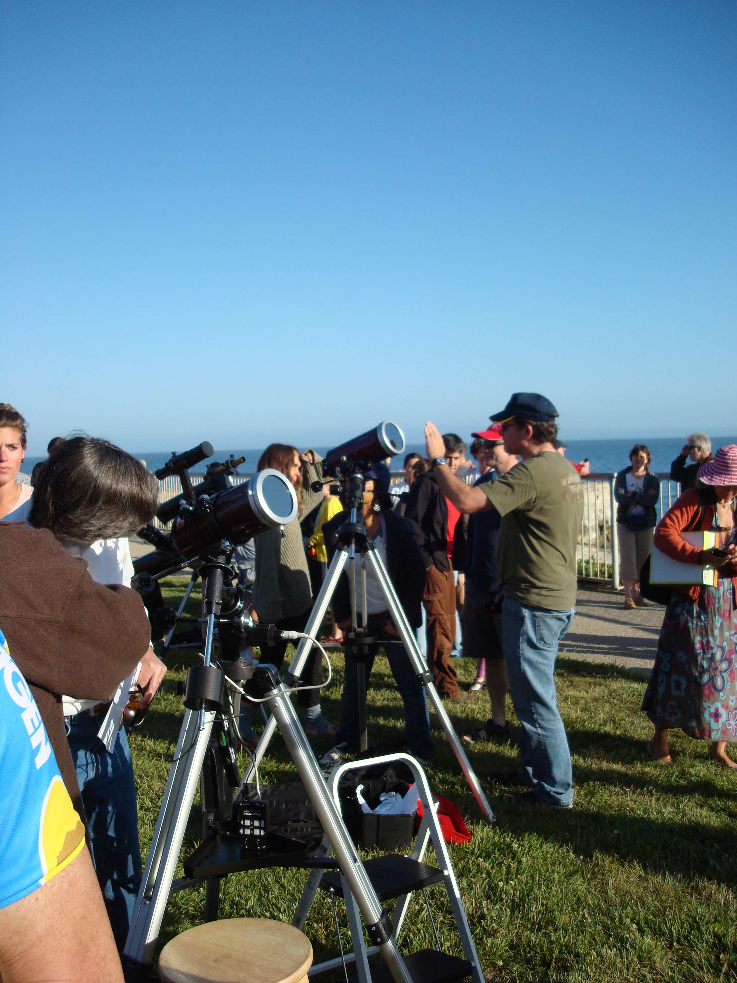 Annular
                  Eclipse at the Lighthouse - May 20, 2012