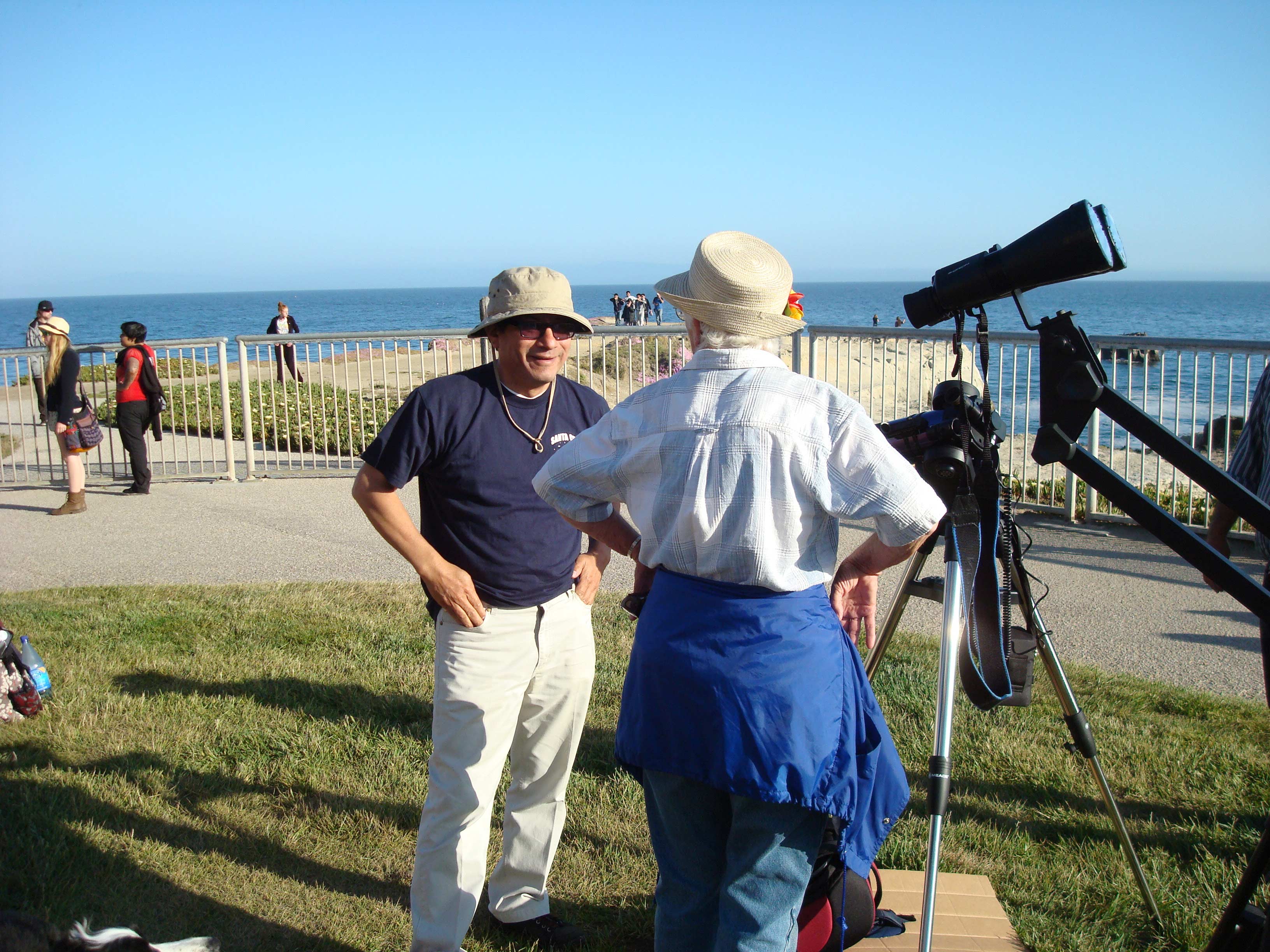 Annular
                  Eclipse at the Lighthouse - May 20, 2012