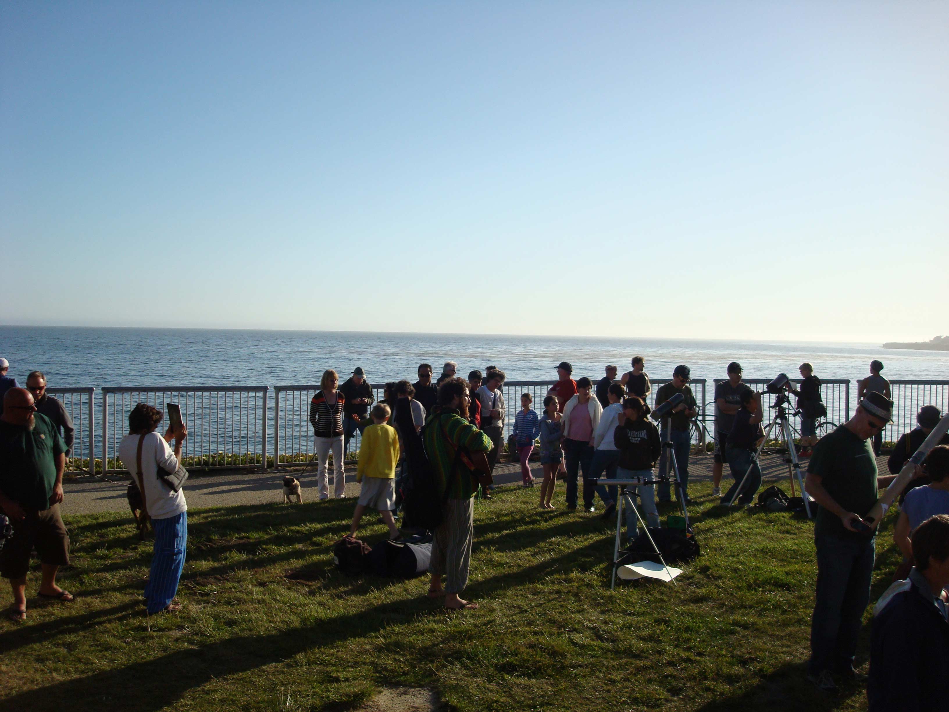 Annular
                  Eclipse at the Lighthouse - May 20, 2012