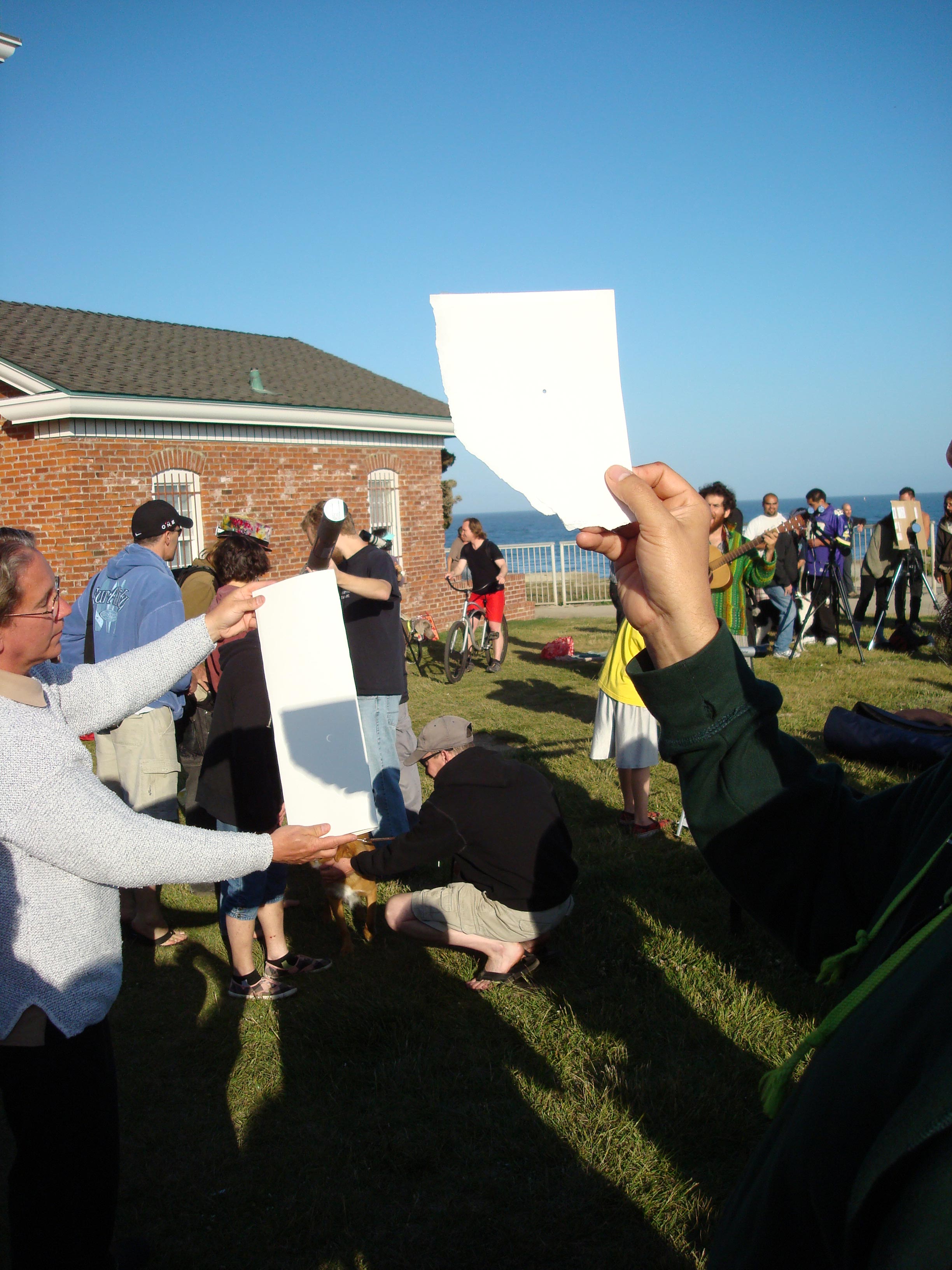Annular
                  Eclipse at the Lighthouse - May 20, 2012